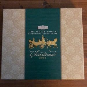 White House Christmas Ornament Official 2001